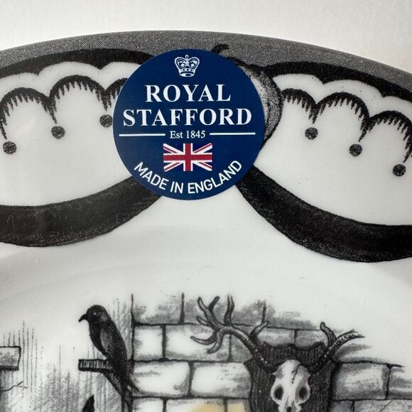 NWT Royal Stafford Halloween Haunted House Witches Brew 11” Dinner Plate - Picture 3 of 4